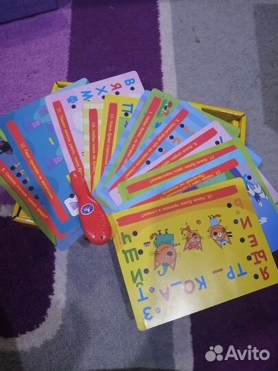 Азбука,счет электровикторина развивающая+ 4пазла