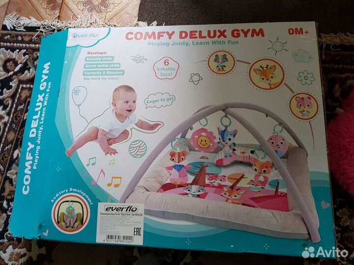 Развивающий коврик tiny love