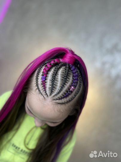 Плетение из канекалона, брейды, косы