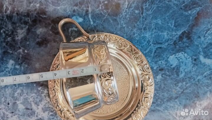 Подстаканник с блюдцем СССР