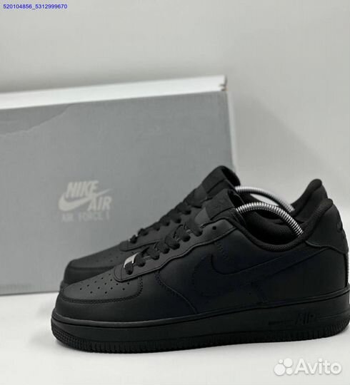 Кроссовки Nike Air Force Low Black (Арт.82391)