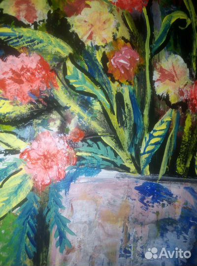 Картина Цветы Акрил