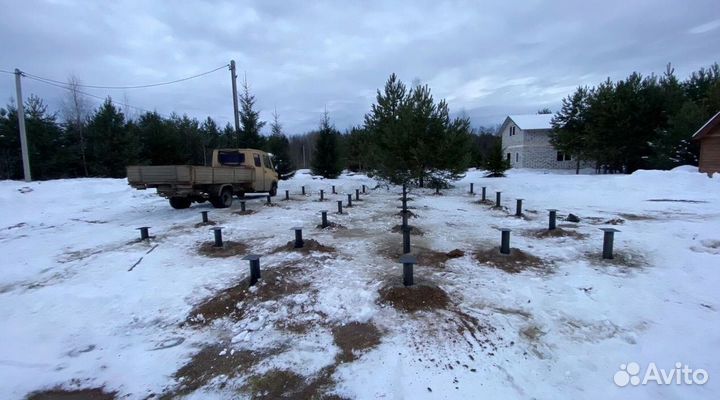 Винтовые сваи замена фундамента