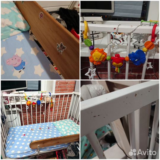 Детская кровать без матраса