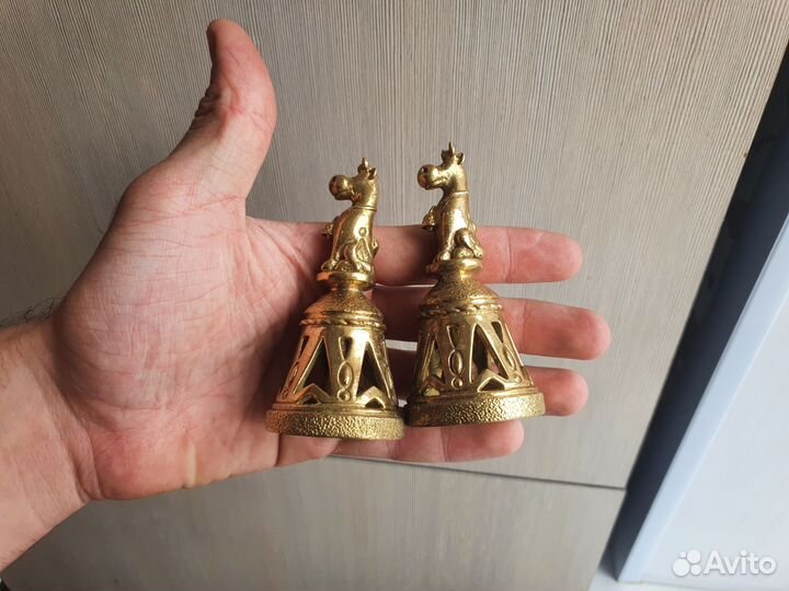 Колокольчики бронза корова