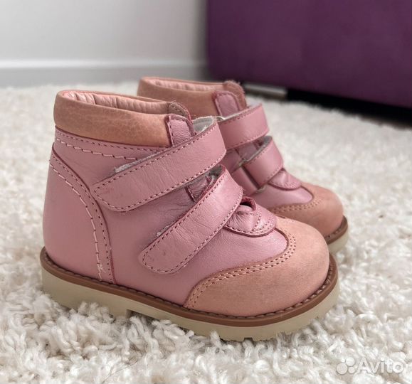 Ботинки демисезонные для девочки 19 размер