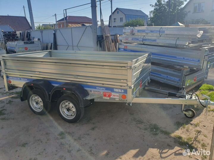 Прицеп 2х осн. 3.0х1.5 Высокий борт Тавиалс