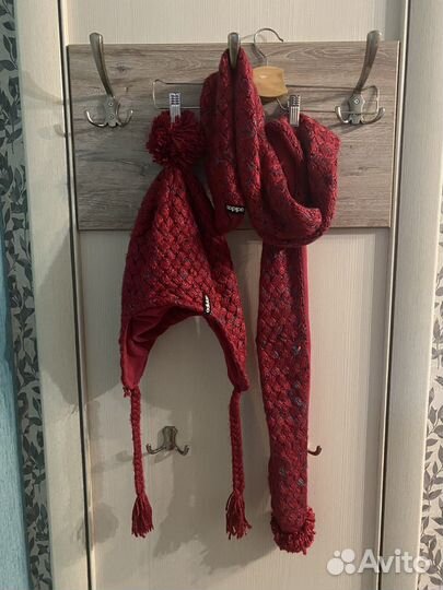 Комплект шапка и шарф женские