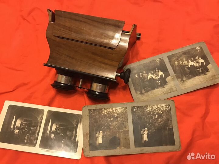 Полевой Стереоскоп с биноклем карточки