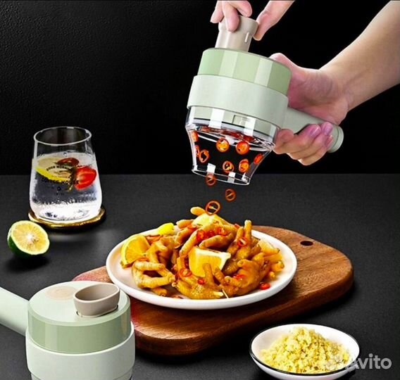 Измельчитель овощерезка блендер терка комбайн 4в1