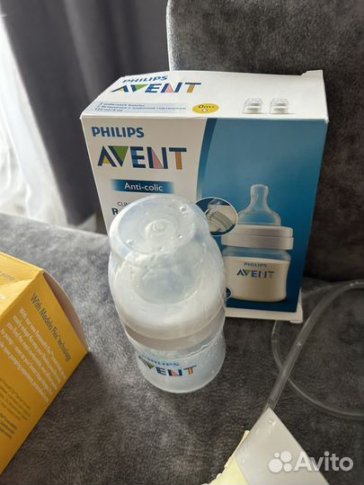 Молоотсос medela электрический и баночки