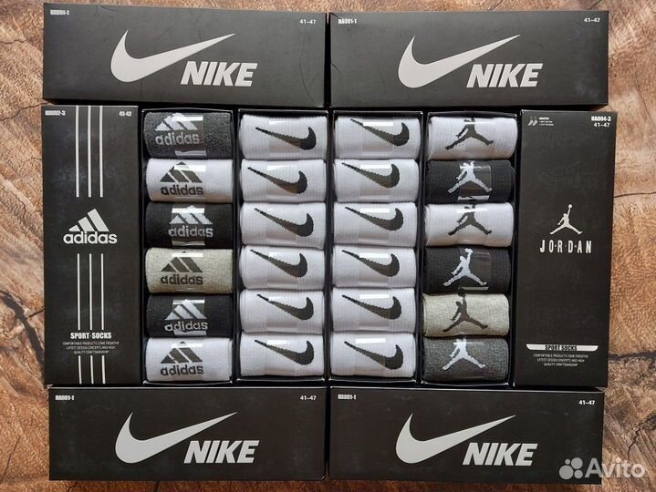 Носки Nike Adidas Jordan качество