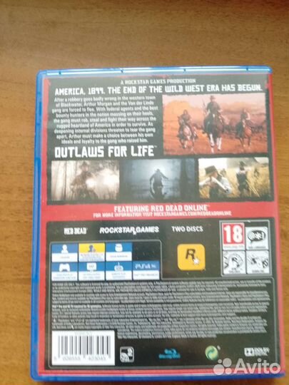 Игра Red Dead Redemption 2 (PS4)(диск новый)
