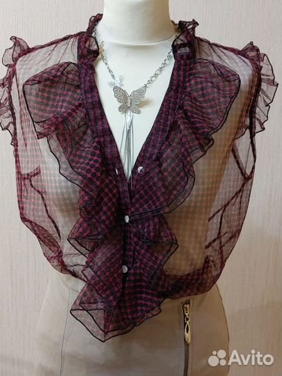 Шифоновая блузка angie 48 размер