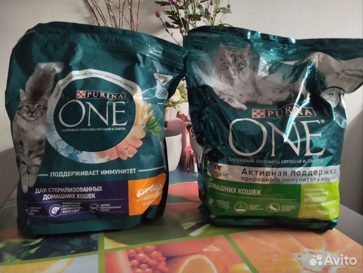 Сухой корм для кошек purina one 1,500