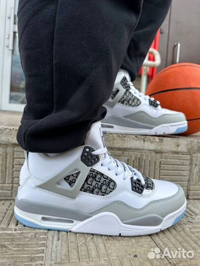 Кроссовки nike air jordan 4 dior