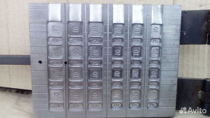 Стальные формы для литья шиномонтжных грузиков