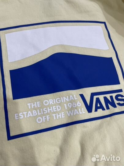 Худи vans желтое
