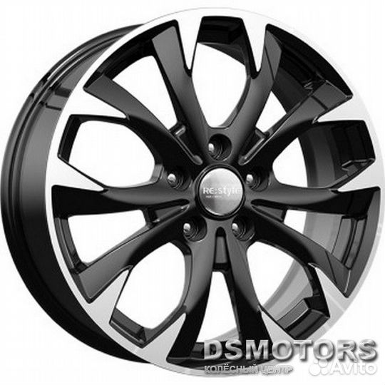 Диски кс740 7.0/17 5x112 ET54 d57.1 алмаз чёрный