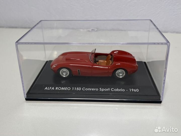 Модели автомобилей Alfa Romeo, масштаб 1:43