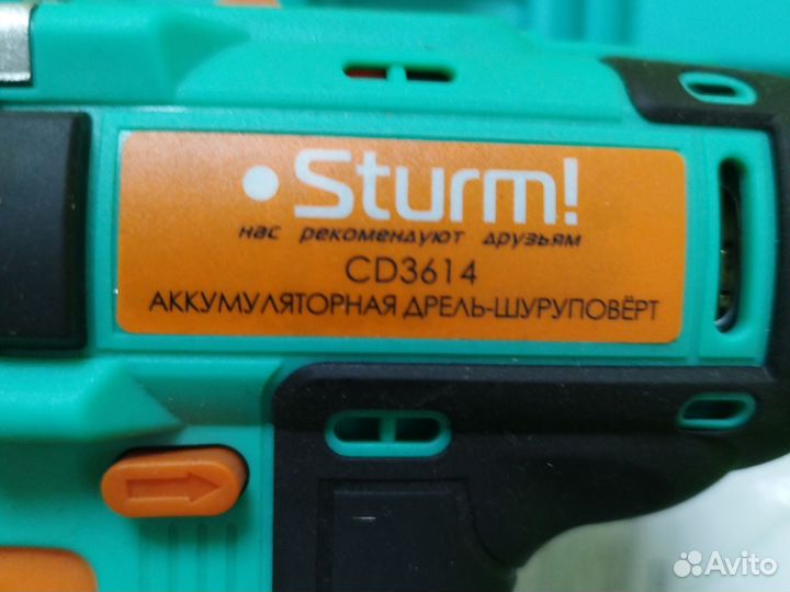 Шуруповерт sturm cd3614 новый