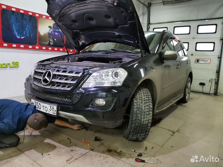 Mercedes-Benz ML чистка с разбором