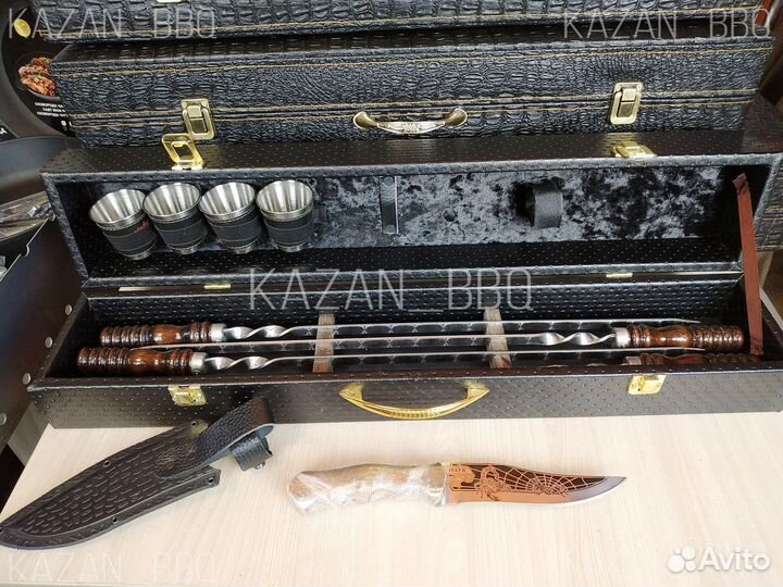 Подарочный набор для мужчин с шампурами