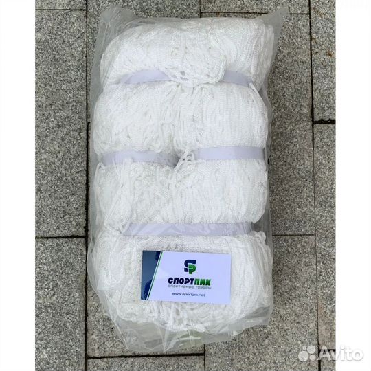 Сетка для хоккейных ворот (1 шт.),толщина нити:3мм