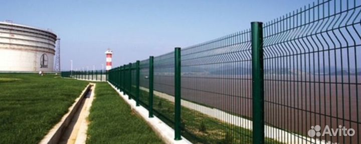 Забор из 3D сетки 40 метров