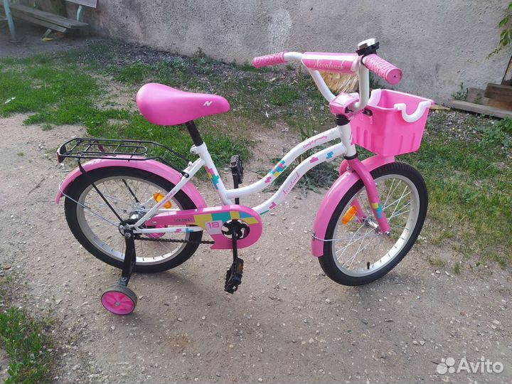 Велосипед для девочки на 18 колесах