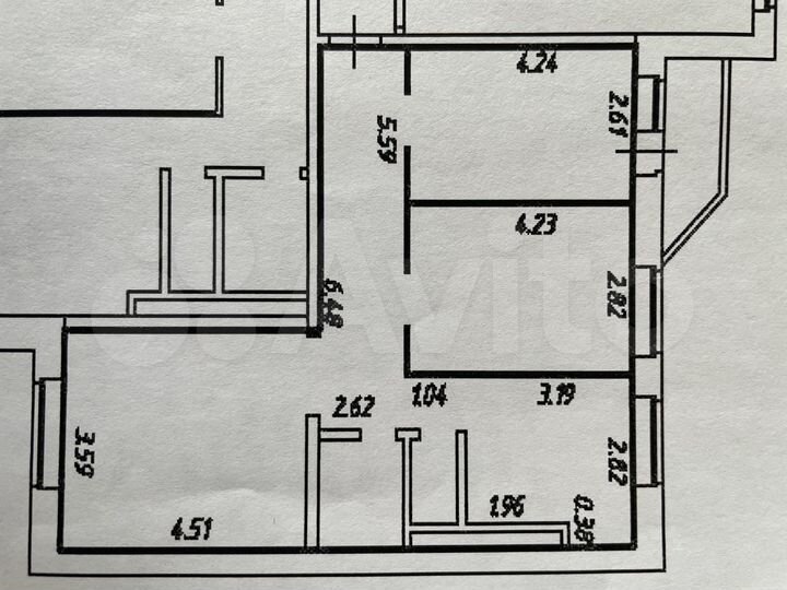 3-к. квартира, 62,7 м², 11/15 эт.