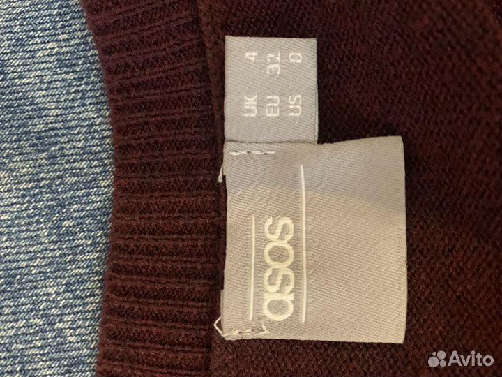 Платье теплое вязаное