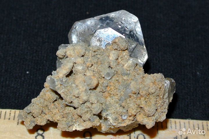 Оптический флюорит, кварц, сидерит. Лот №1068