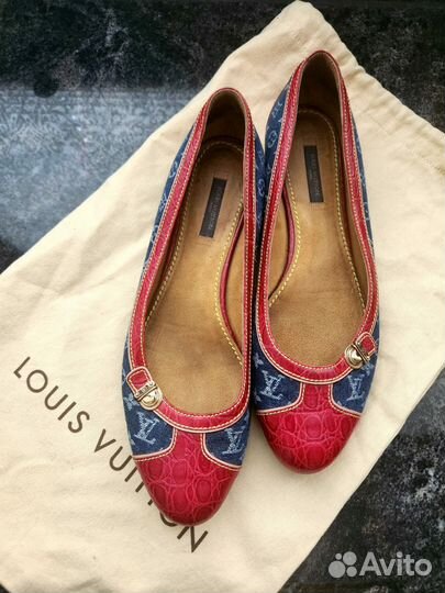 Балетки Louis Vuitton в очень хорошем состоянии