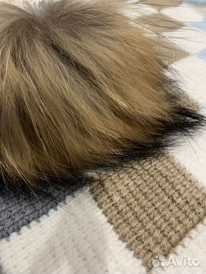 Помпон из натурального меха