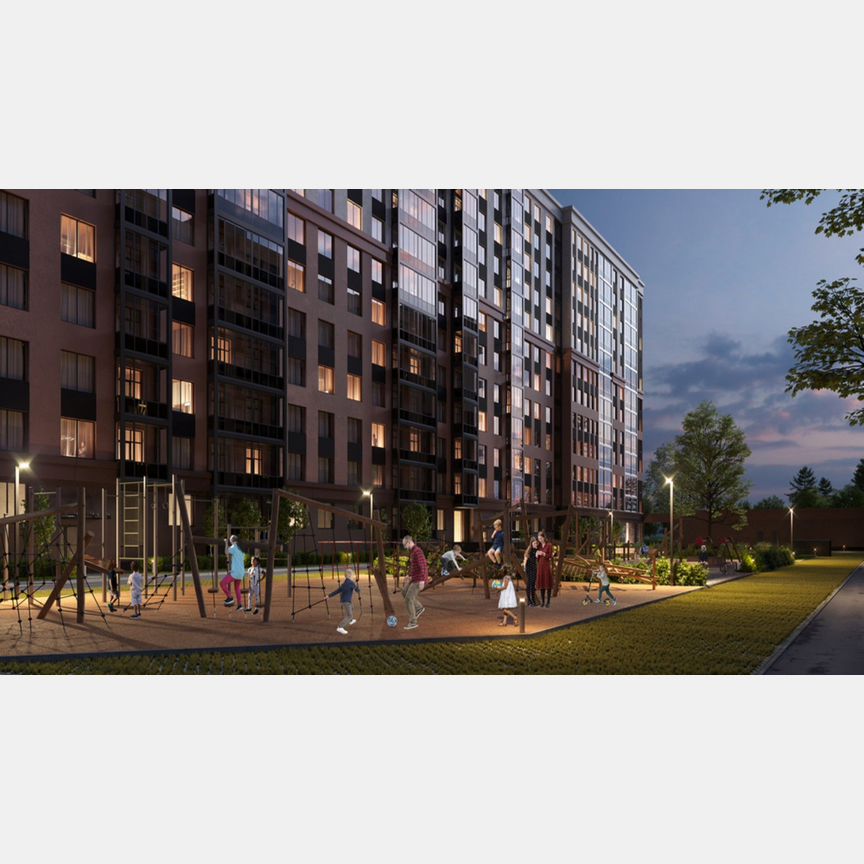 1-к. квартира, 39,5 м², 1/12 эт.