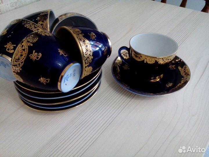 Фарфоровые чайные пары