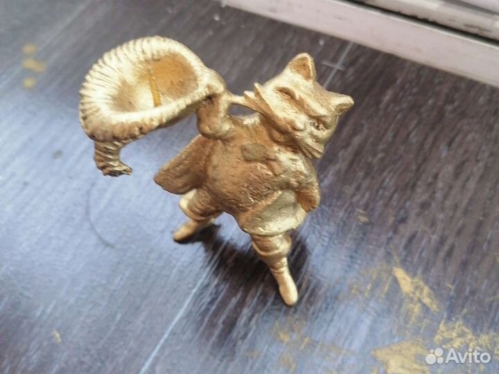 Подсвечник кот В сапогах(кельтское литьё)