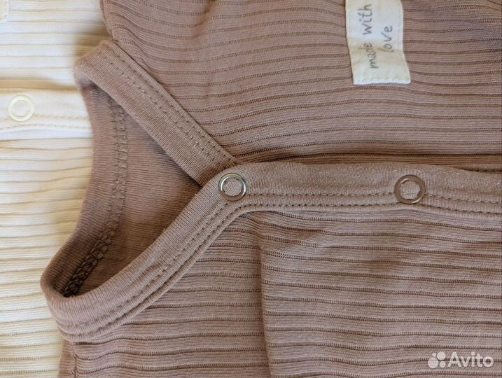 Набор слипов на девочку 3 штуки/размер 56-62