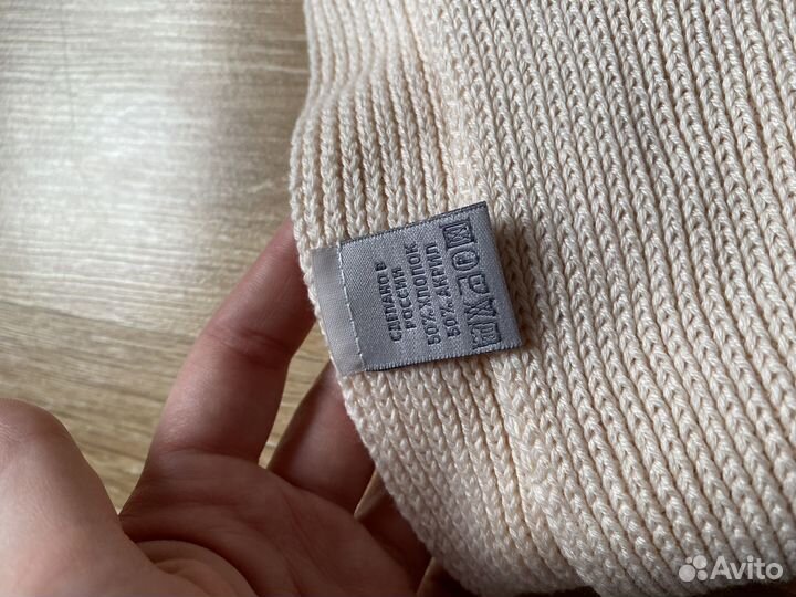 Комплект шапка и шарф женский