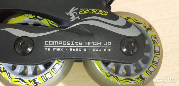 Роликовые коньки salomon junior новые +защит 30-34