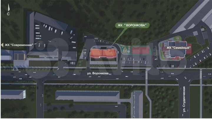 1-к. квартира, 37,8 м², 4/16 эт.