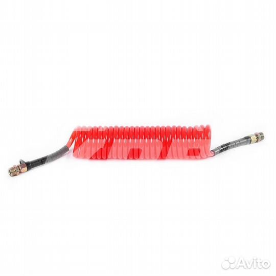 Шланг пневматический витой М16 L7,5м красный