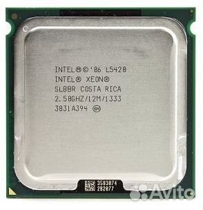Xeon L5420 4 ядра адаптированный под 775 сокет