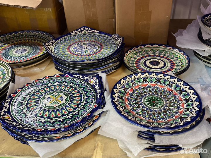Пиала, коса, тарелки узбекские