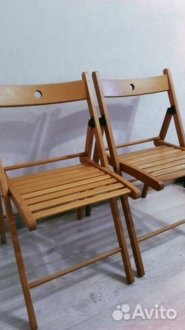 Стулья складные деревянные ikea.Цена за 1 стул купить в Москве | Товары ...