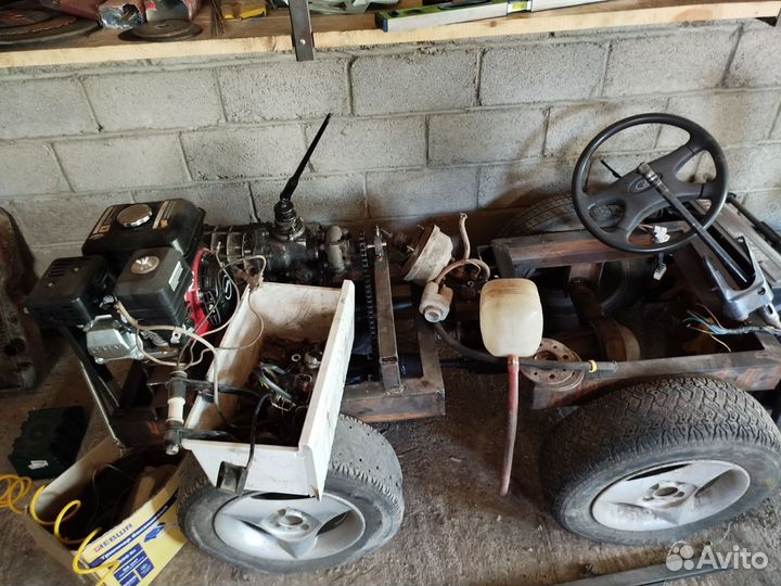 Минитрактор самодельный переломка