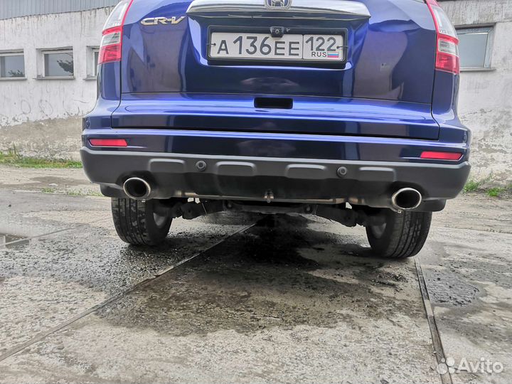 Выхлопная система на два выхода Хонда црв