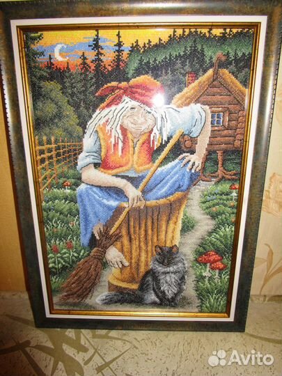 Картина вышитая крестиком