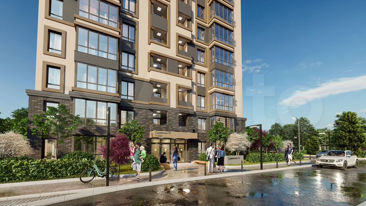 2-к. квартира, 70,3 м², 22/25 эт.